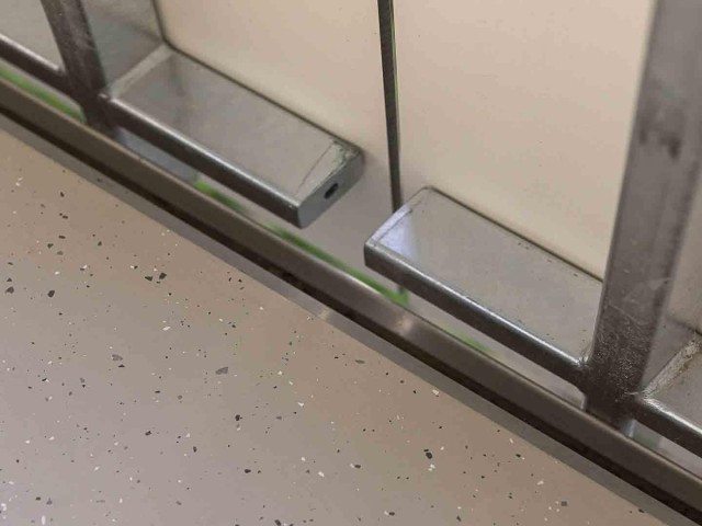 Fertige Balkonoberfläche inklusive rutschhemmender Chipseinstreuung