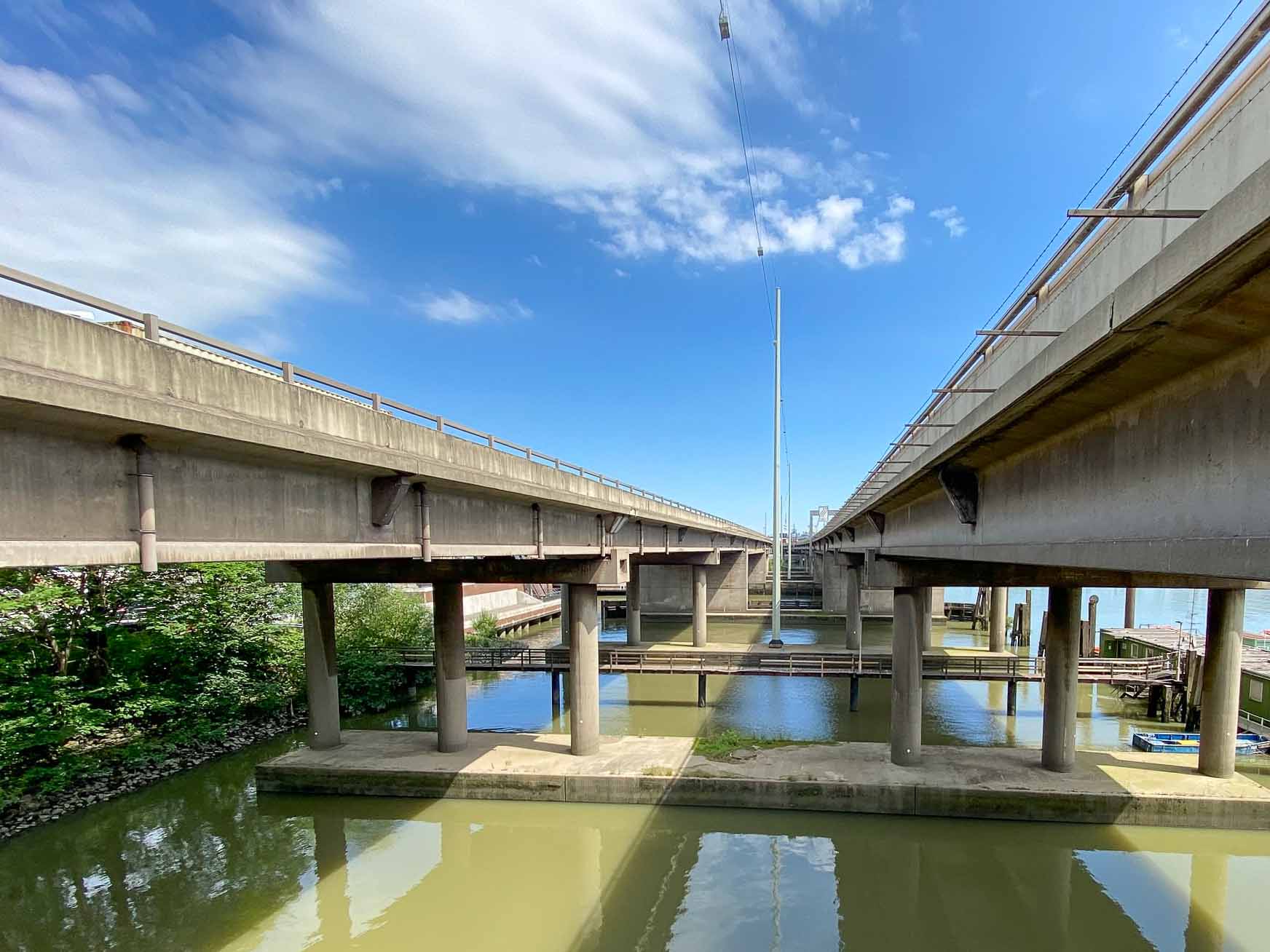 Beschichtung der Riegeloberseiten an der Hochstraße Elbmarsch