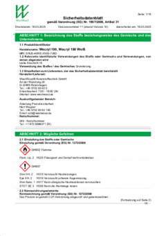 Wecryl 198 / Wecryl 198 Weiß