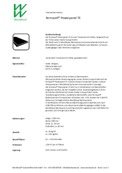 fermacell® Powerpanel TE